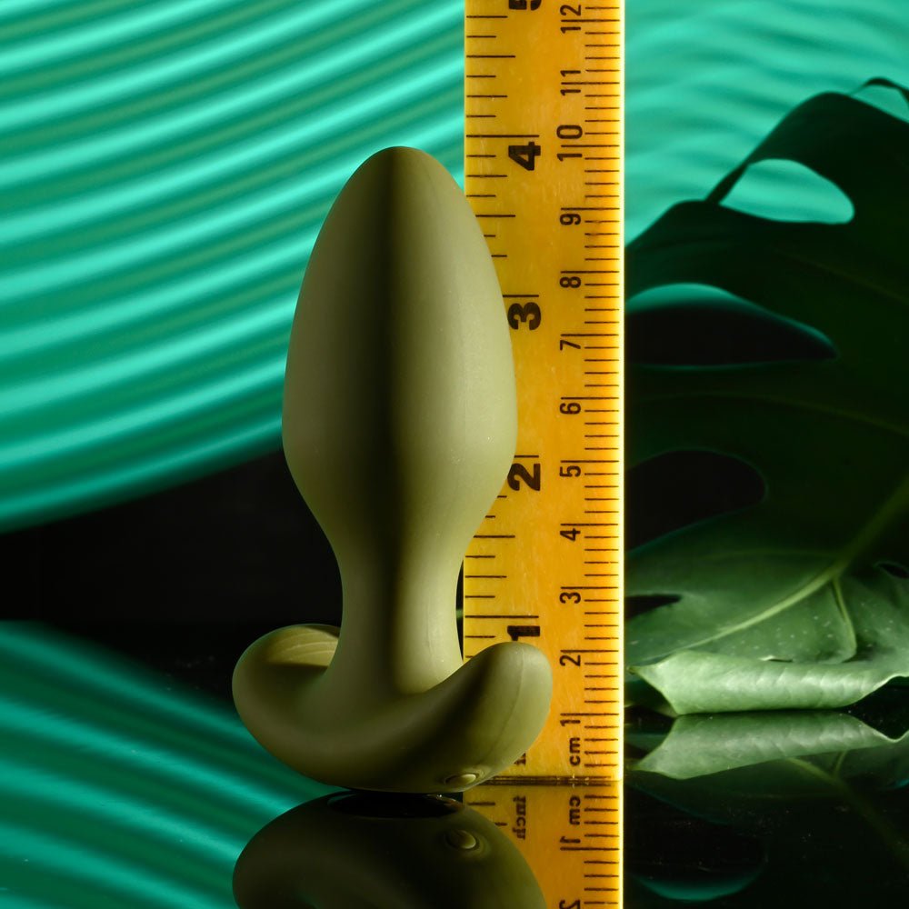 Selopa THE COLONEL Green 10.1 cm Vibrating Butt Plug with Wireless Remote