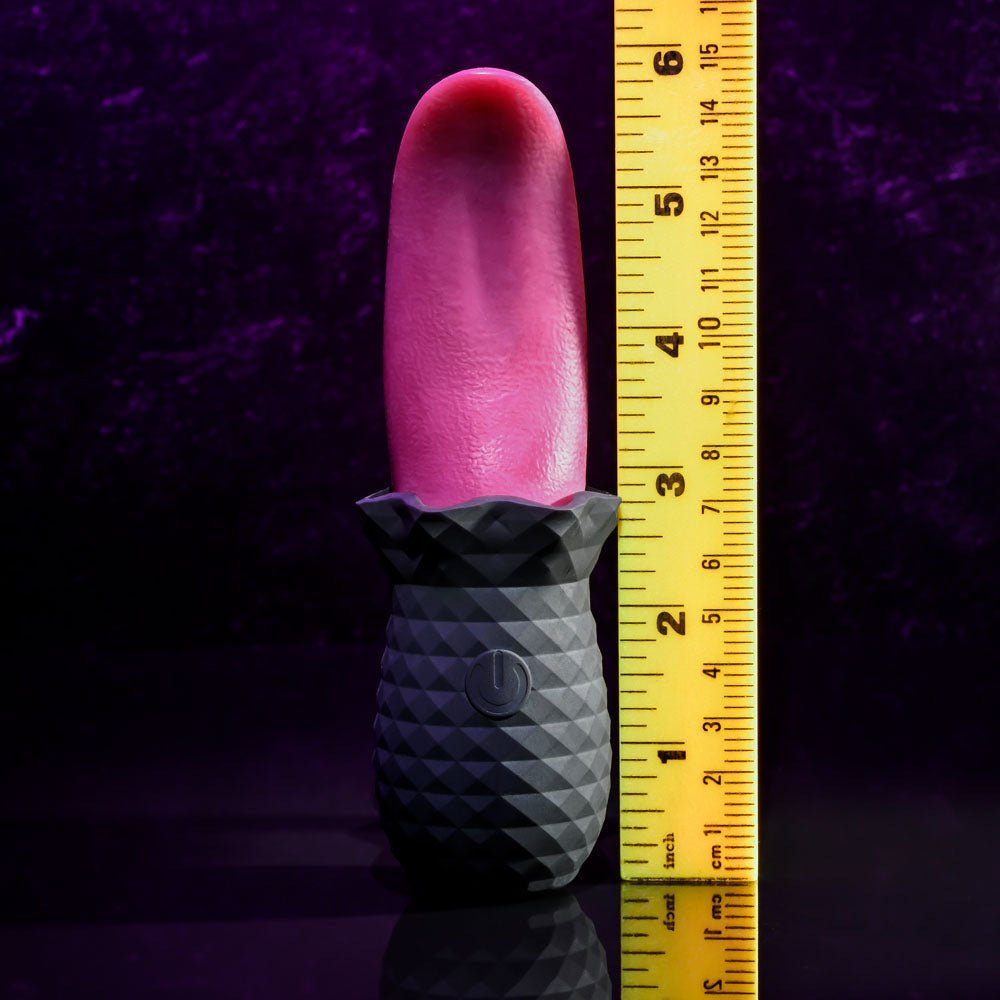 Selopa TONGUE TEASER Pink/Black Rechargeable Vibrating Tongue Stimulator