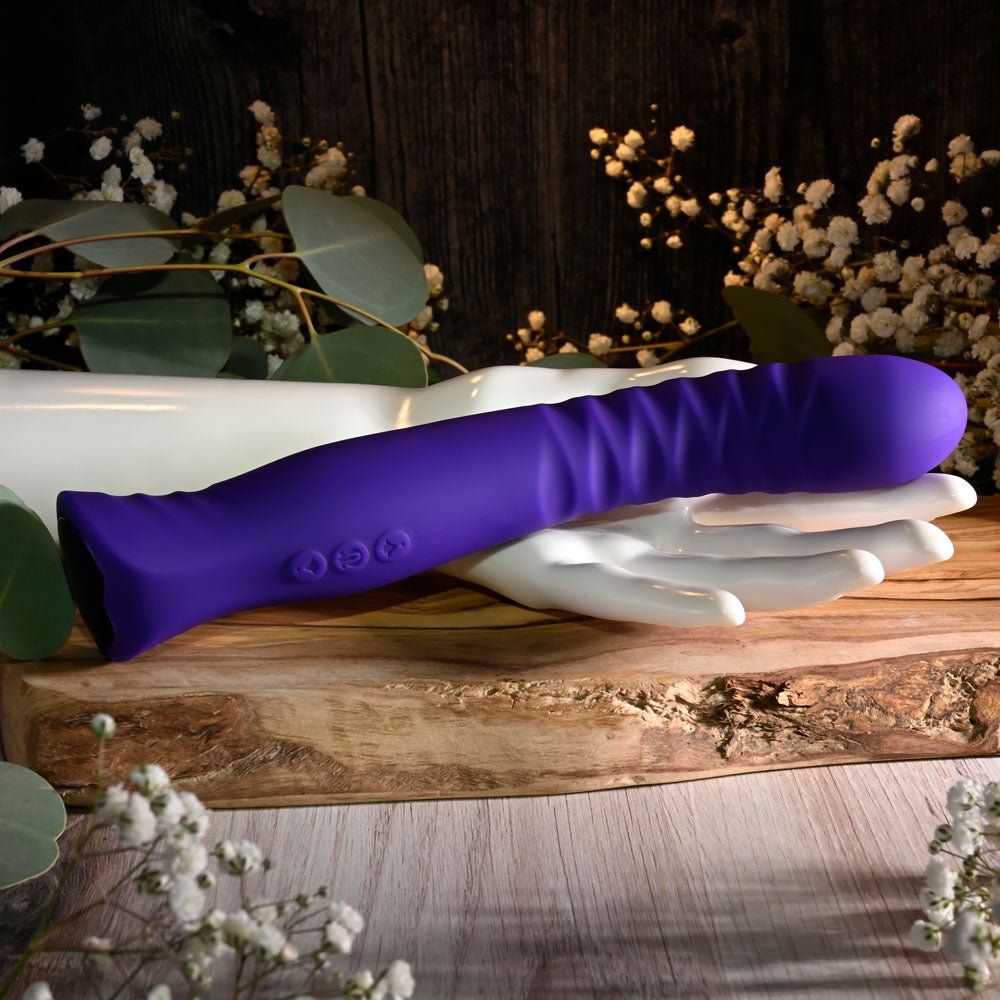 Selopa TRIXXXIE Purple 22.2 cm USB Rechargeable Vibrator