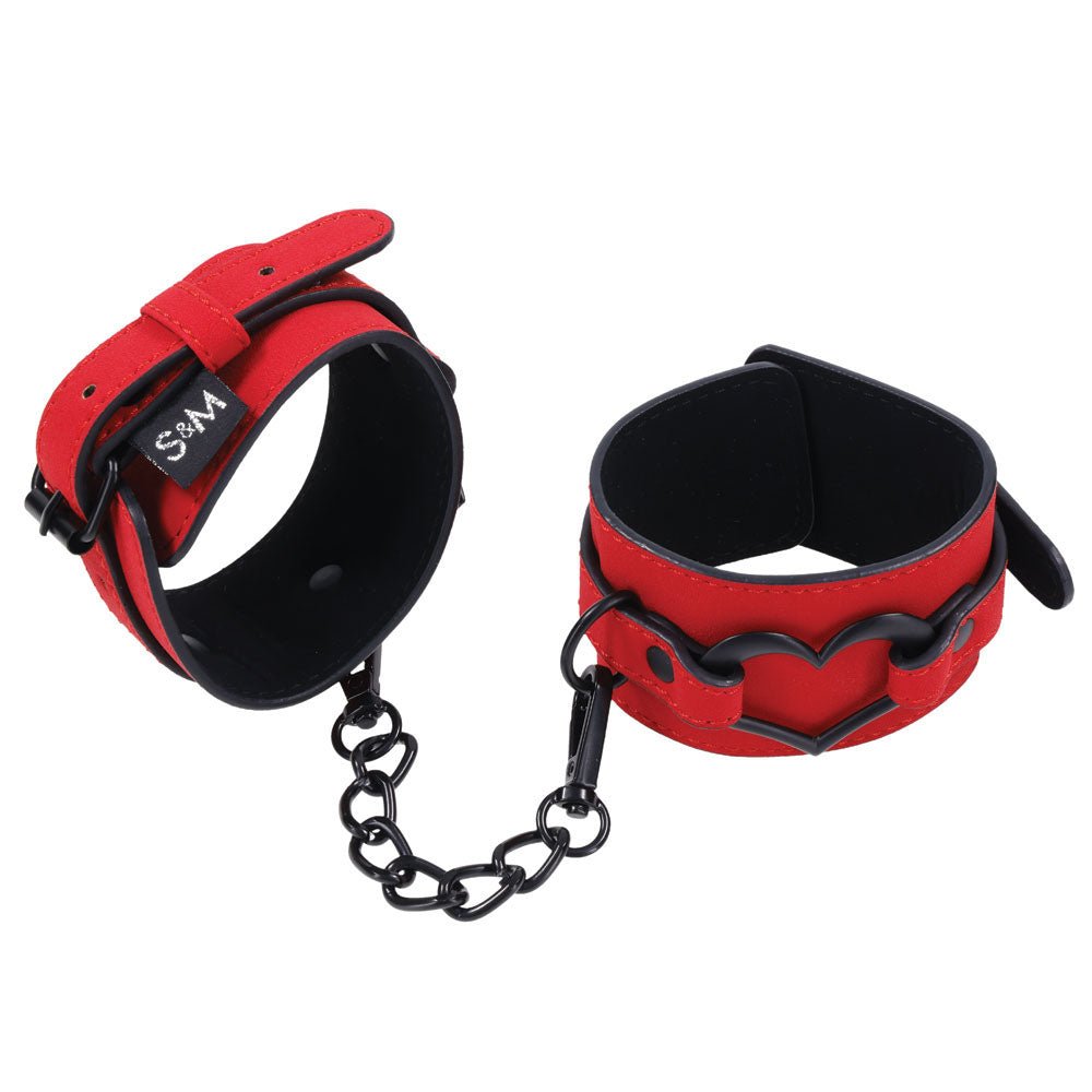 Sex & Mischief Amor Handcuffs Red Restraints