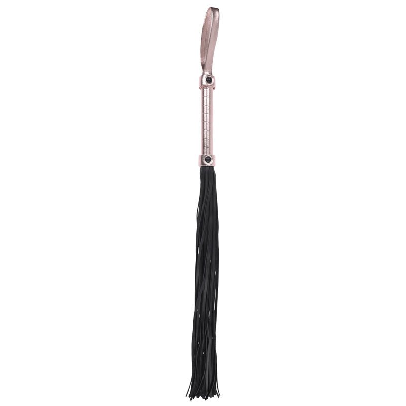 Sex & Mischief Brat Flogger Rose Gold/Black