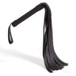 Sex & Mischief Faux Leather Flogger Black Whip