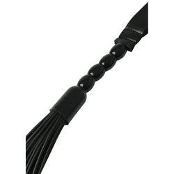 Sex & Mischief Noir Whip Black 40 cm Rubber Whip