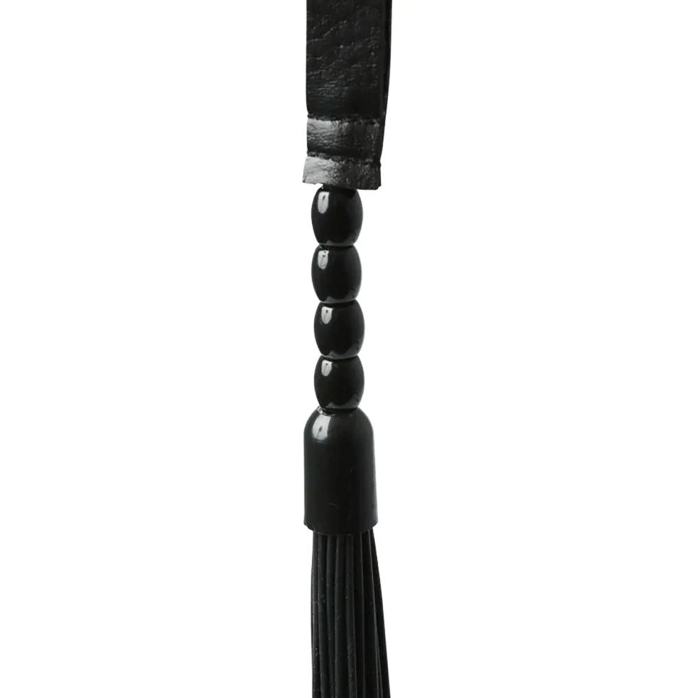 Sex & Mischief Noir Whip Black 40 cm Rubber Whip