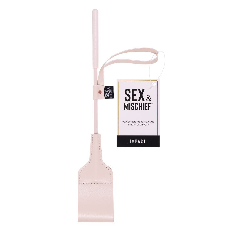 Sex & Mischief Peaches n CreaMe Riding Crop Peach 30 cm