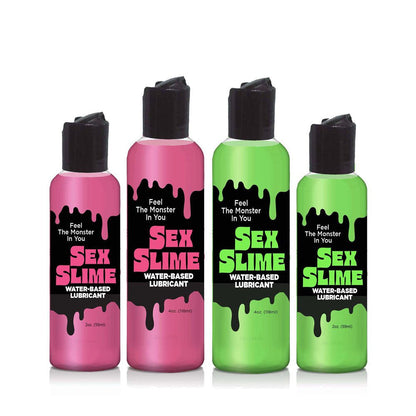 Sex Slime Green Water Based Lubricant - 120 ml Bottle