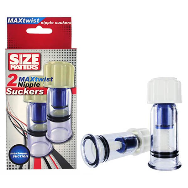 Size Matters Max - Twist Nipple Suckers - Set of 2