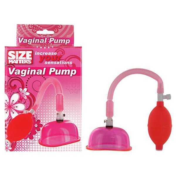 Size Matters Vaginal Pump And Cup Set Pink