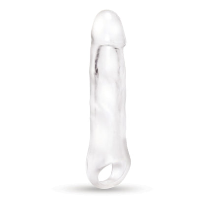 Size Up 1 Inch See - Thru Penis Extender with Ball Loop Clear 2.5 cm