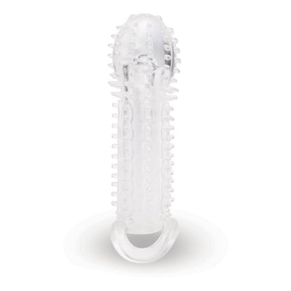 Size Up 1.5 Inch See - Thru Stretch Penis Extender Clear 3.8 cm