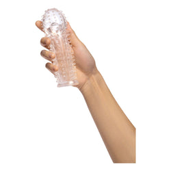 Size Up 1.5 Inch See-Thru Stretch Penis Extender Clear 3.8 cm