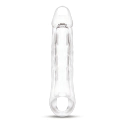 Size Up 2 Inch See-Thru Penis Extender with Ball Loop Clear 5 cm