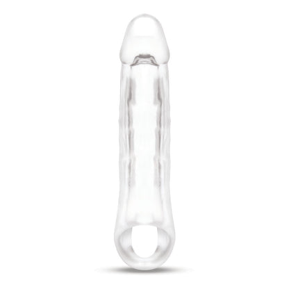 Size Up 2 Inch See - Thru Penis Extender with Ball Loop Clear 5 cm