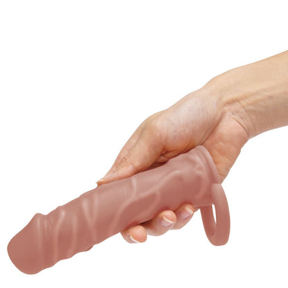 Size Up Realistic 1 Inch Penis Extender - Tan 2.5 cm