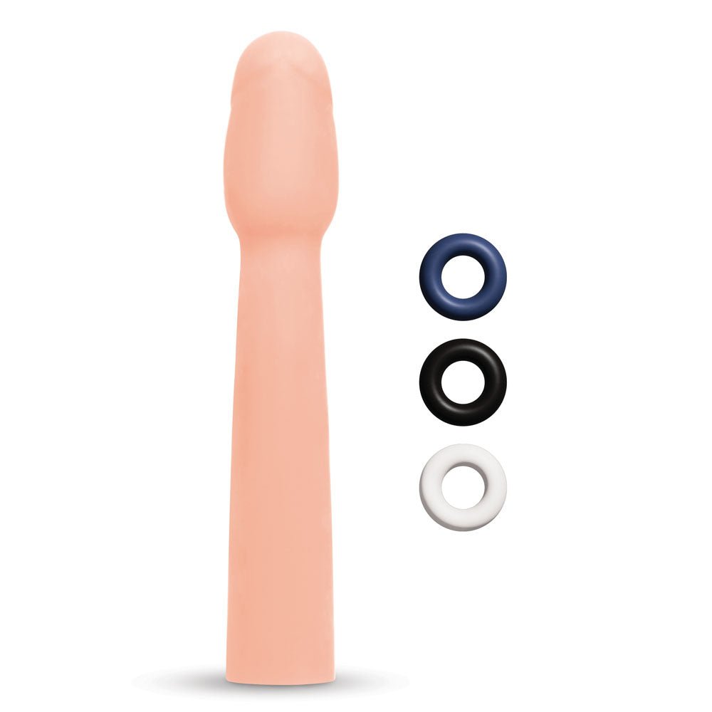 Size Up Realistic 2 Inch Penis Extender Flesh 5 cm