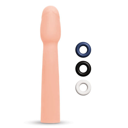 Size Up Realistic 2 Inch Penis Extender Flesh 5 cm