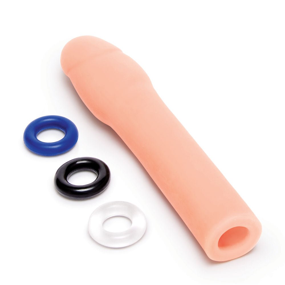 Size Up Realistic 2 Inch Penis Extender Flesh 5 cm