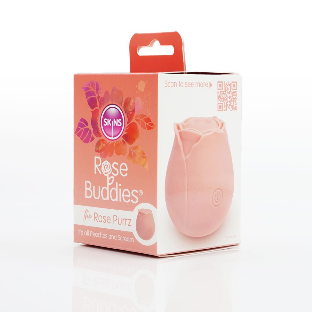 Skins Rose Buddies - The Rose Purrz Light Pink Pulsing Rose Stimulator