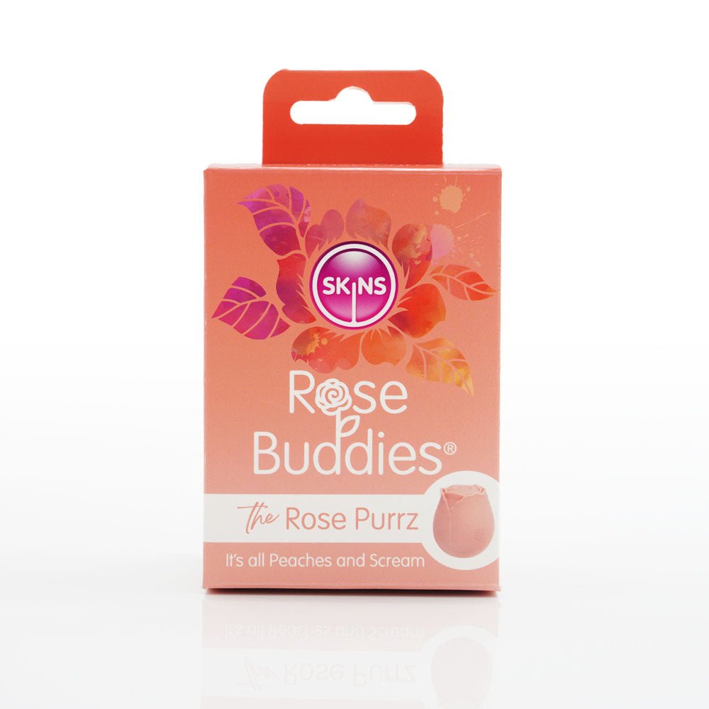 Skins Rose Buddies - The Rose Purrz Light Pink Pulsing Rose Stimulator