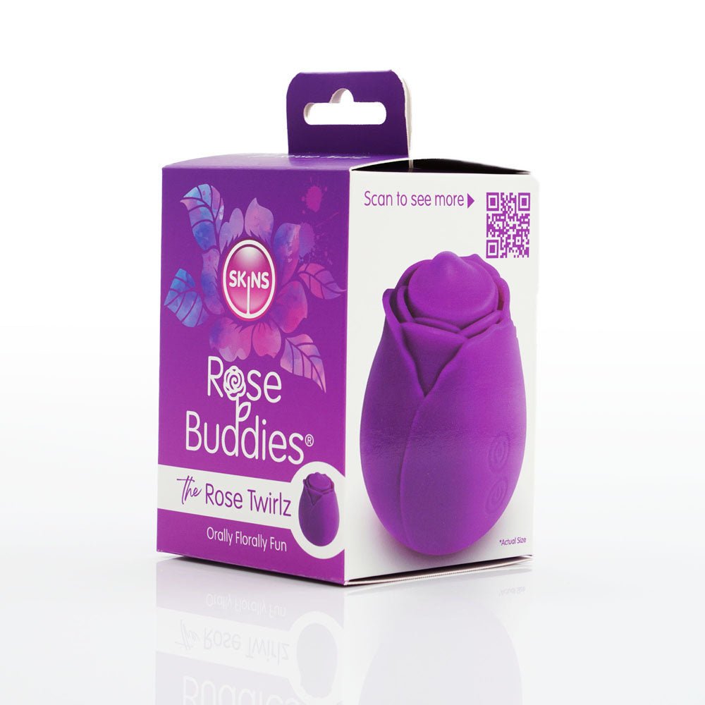 Skins Rose Buddies - The Rose Twirlz Purple Twirling Rose Stimulator