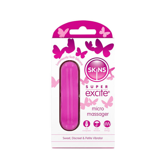 Skins Super Excite Rechargeable Bullet Pink