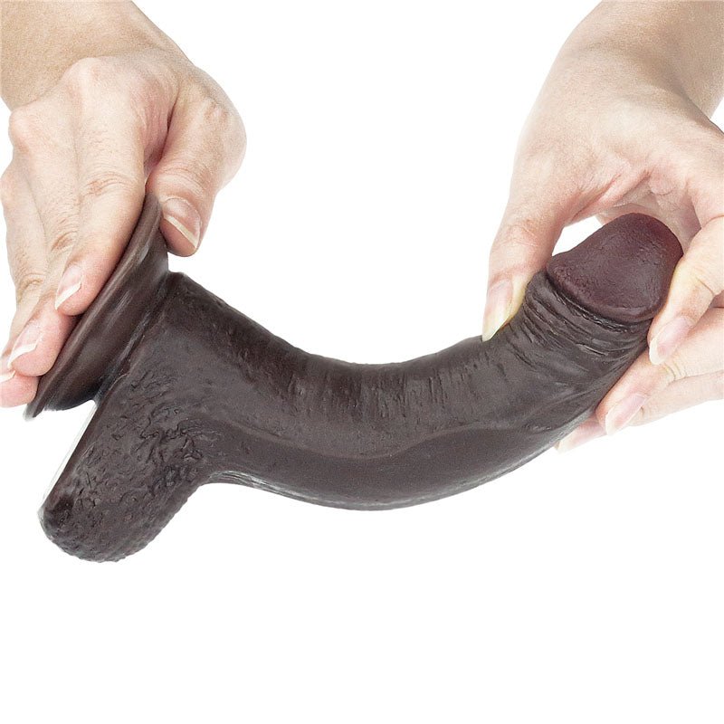 Sliding Skin Dual Layer Dong - 17.8 cm (7'') Dong with Flexible Skin