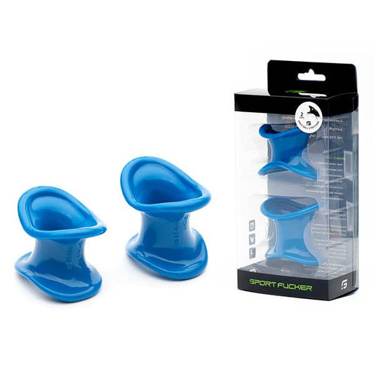 Sport Fucker Ergonomic Ball Stretcher Kit Blue Set of 2 Sizes