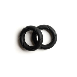 Sport Fucker Ready Rings Black Cock Rings - 2 Pack