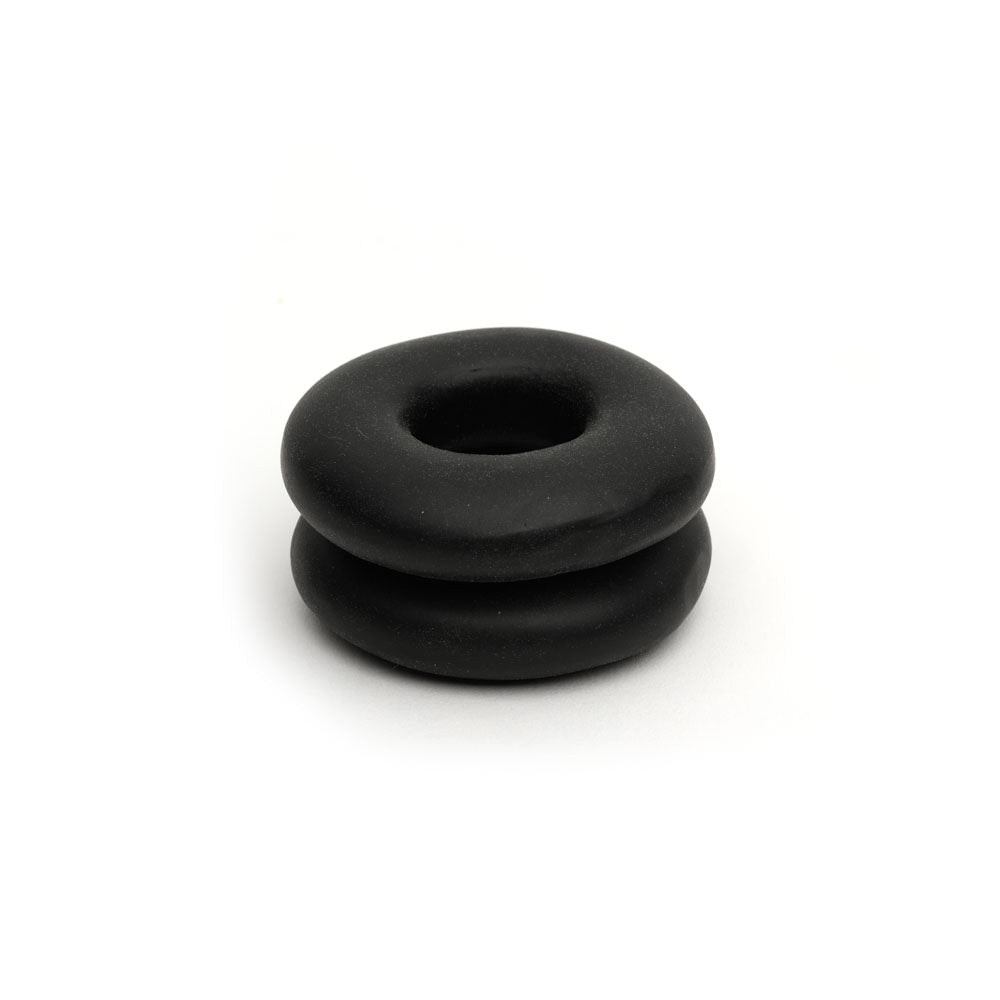 Sport Fucker Stacker Rings Black Cock Rings - 2 Pack