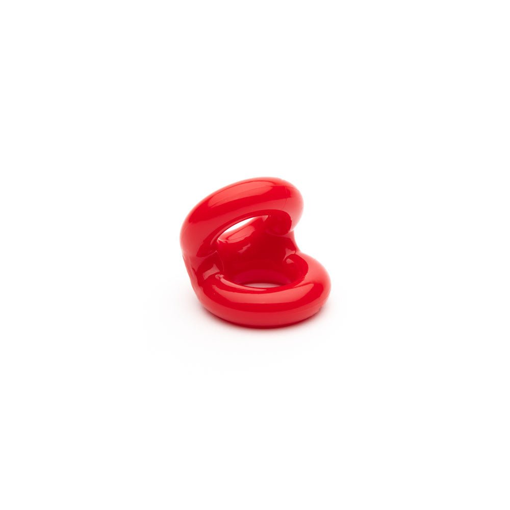 Sport Fucker Trainer Ring Red Cock & Ball Ring