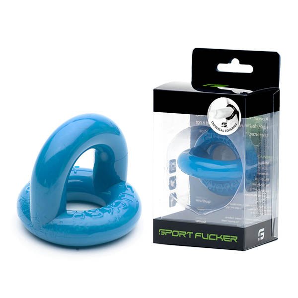 Sport Fucker Universal Cock & Balls Ring Police Blue