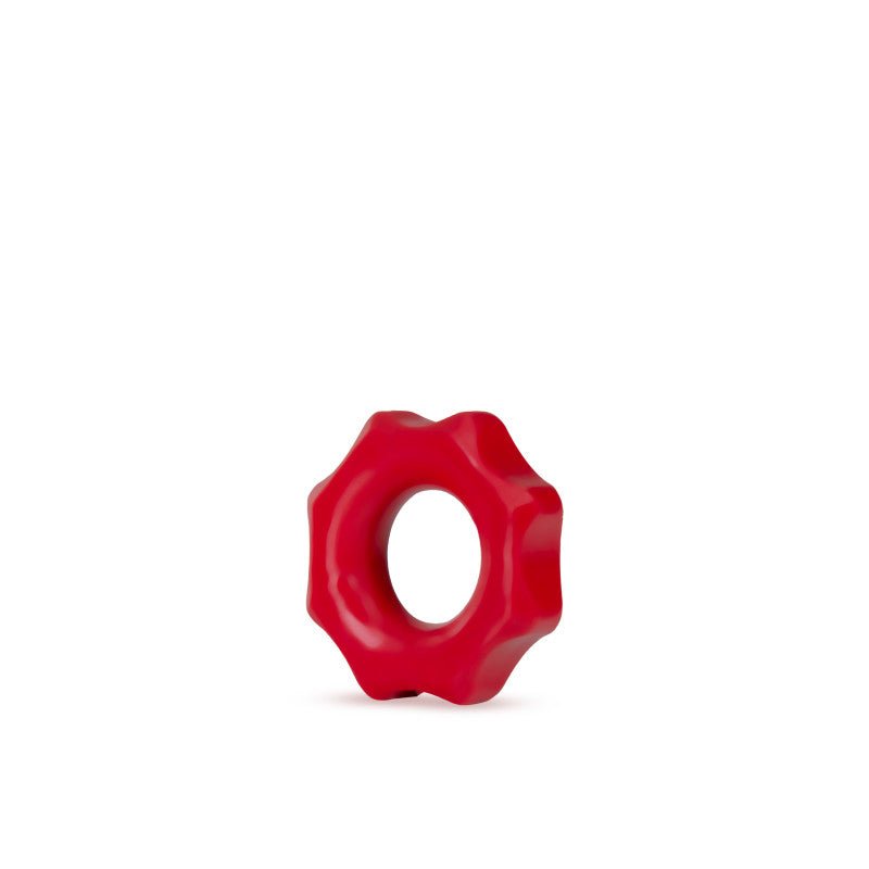 Stay Hard Nutz Red Cock Rings - Set of 2