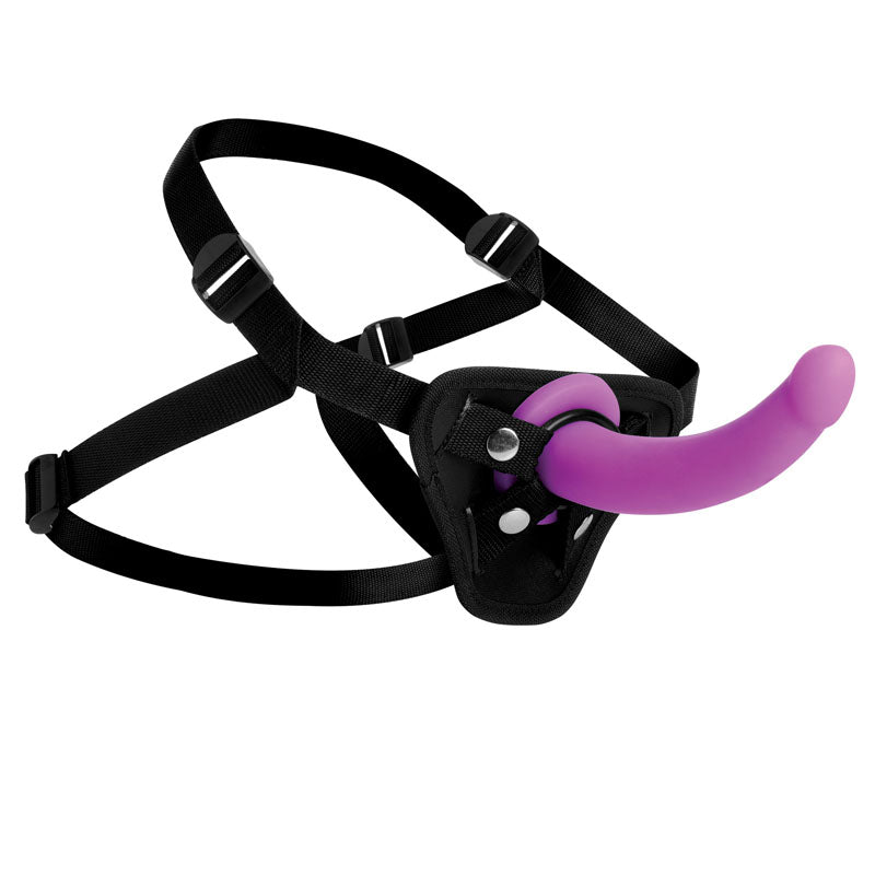 Strap-U Navigator Purple 16.5 cm Silicone G-Spot Strap-On