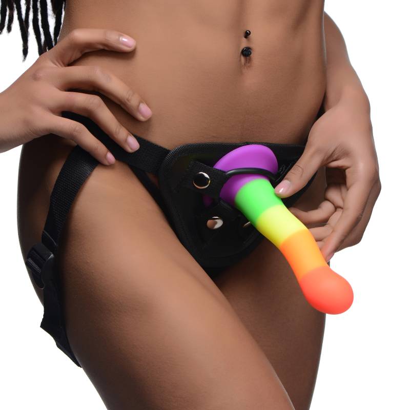 Strap - U Proud - Rainbow 18.3 cm Strap - On