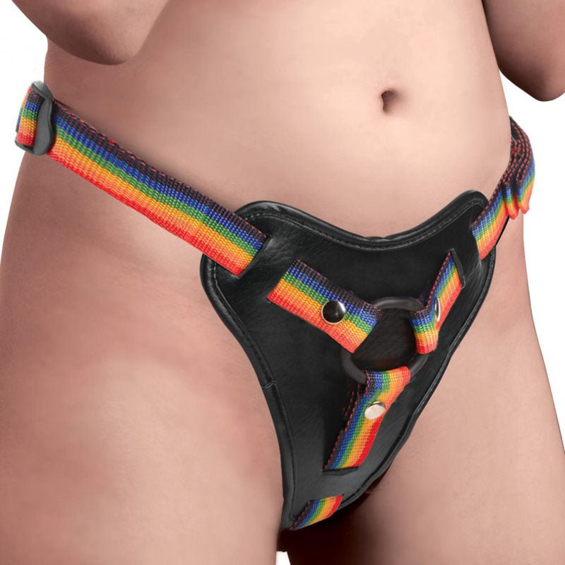 Strap-U Take the Rainbow - Rainbow Universal Strap-On Harness (No Probe Included)