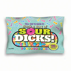 Suck A Bag Of Sour Dicks! Novelty Pecker Lollies - 84 grams