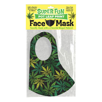 Super Fun POT LEAF Mask - Novelty Face Mask