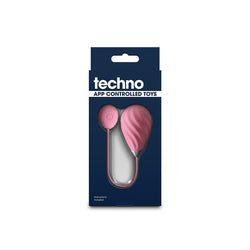 Techno - Kandi Pink USB Rechargeable Vibrating Egg with App Control