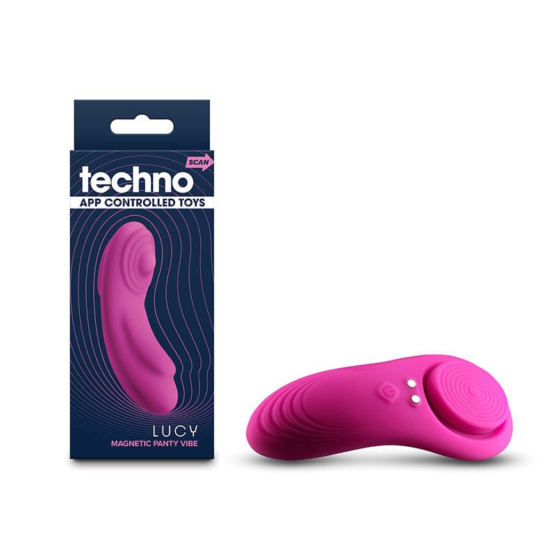 Techno - Lucy Magenta USB Rechargeable Panty Vibrator with App Control