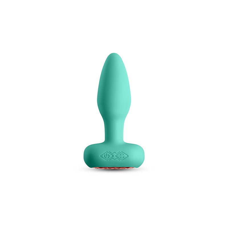 Techno - Prism Teal 10.9 cm USB Rechargeable Butt Plug with App Control