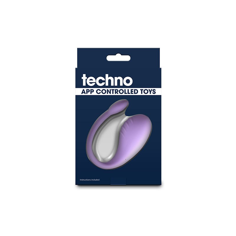 Techno - Rave Purple USB Rechargeable Vibrator with App Control