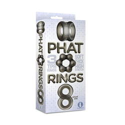 The 9's Phat Rings - Smoke Cock Rings - Set of 3