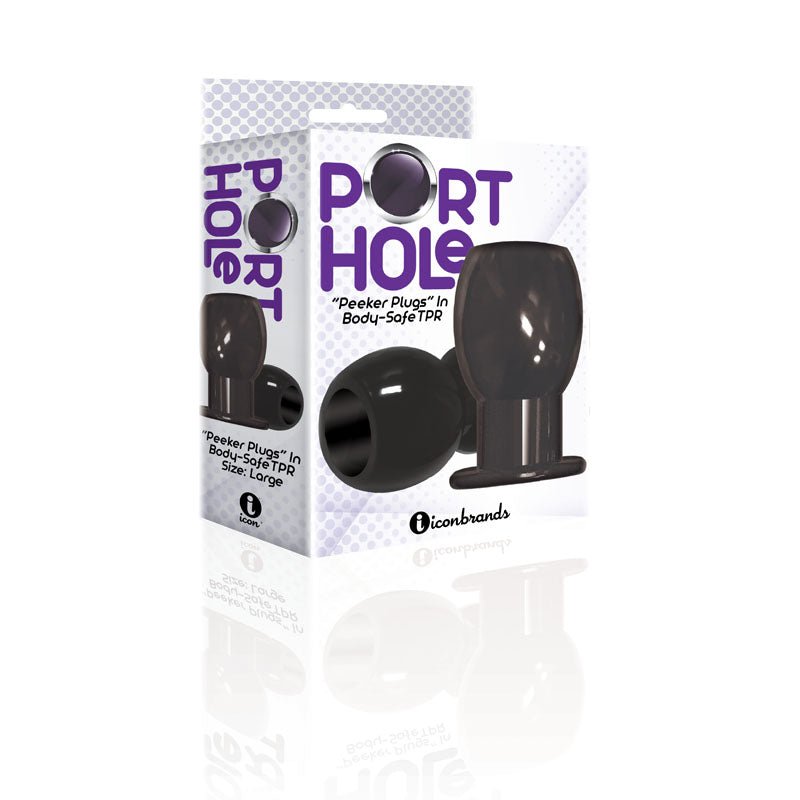 The 9's Port Hole, Hollow Butt Plug - Hollow Butt Plug