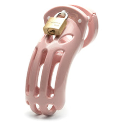 The Curve Chastity Cock Cage Kit - Pink 3.75 Inch Cock Cage Kit