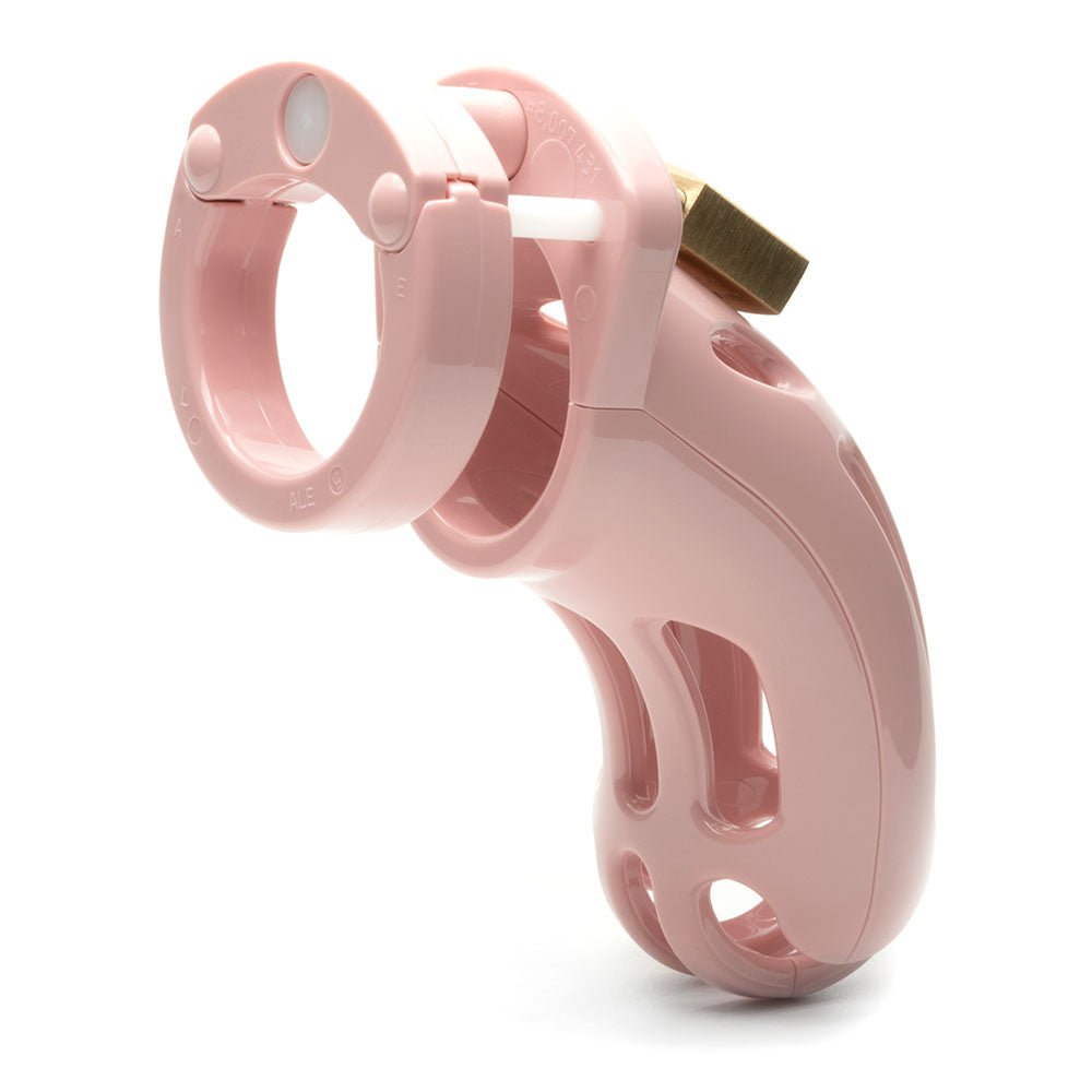 The Curve Chastity Cock Cage Kit - Pink 3.75 Inch Cock Cage Kit