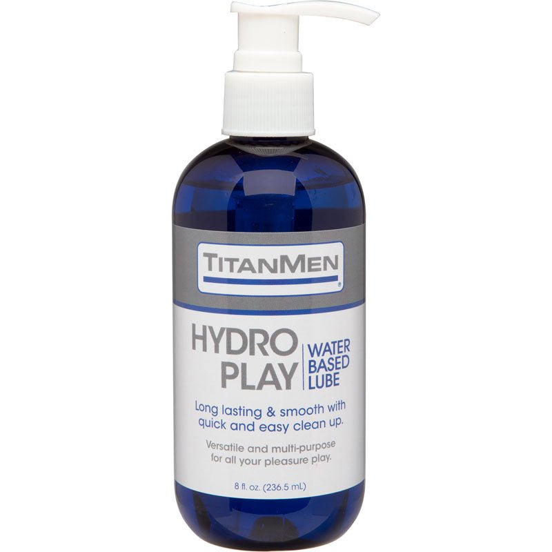 TitanMen Hydro Play - Water Based Lubricant - 240 ml Pump Bottle