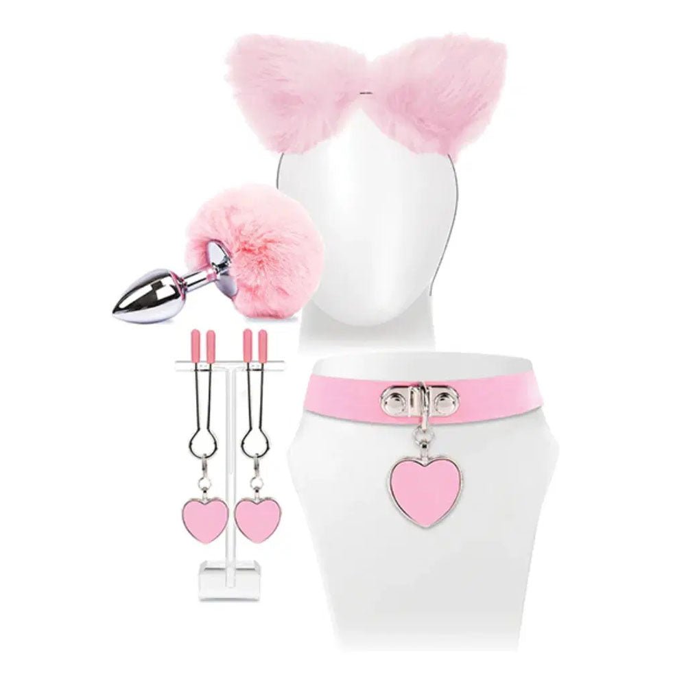 Try - Curious Kitty Kit - Pink Cosplay Kit - 5 Piece Set