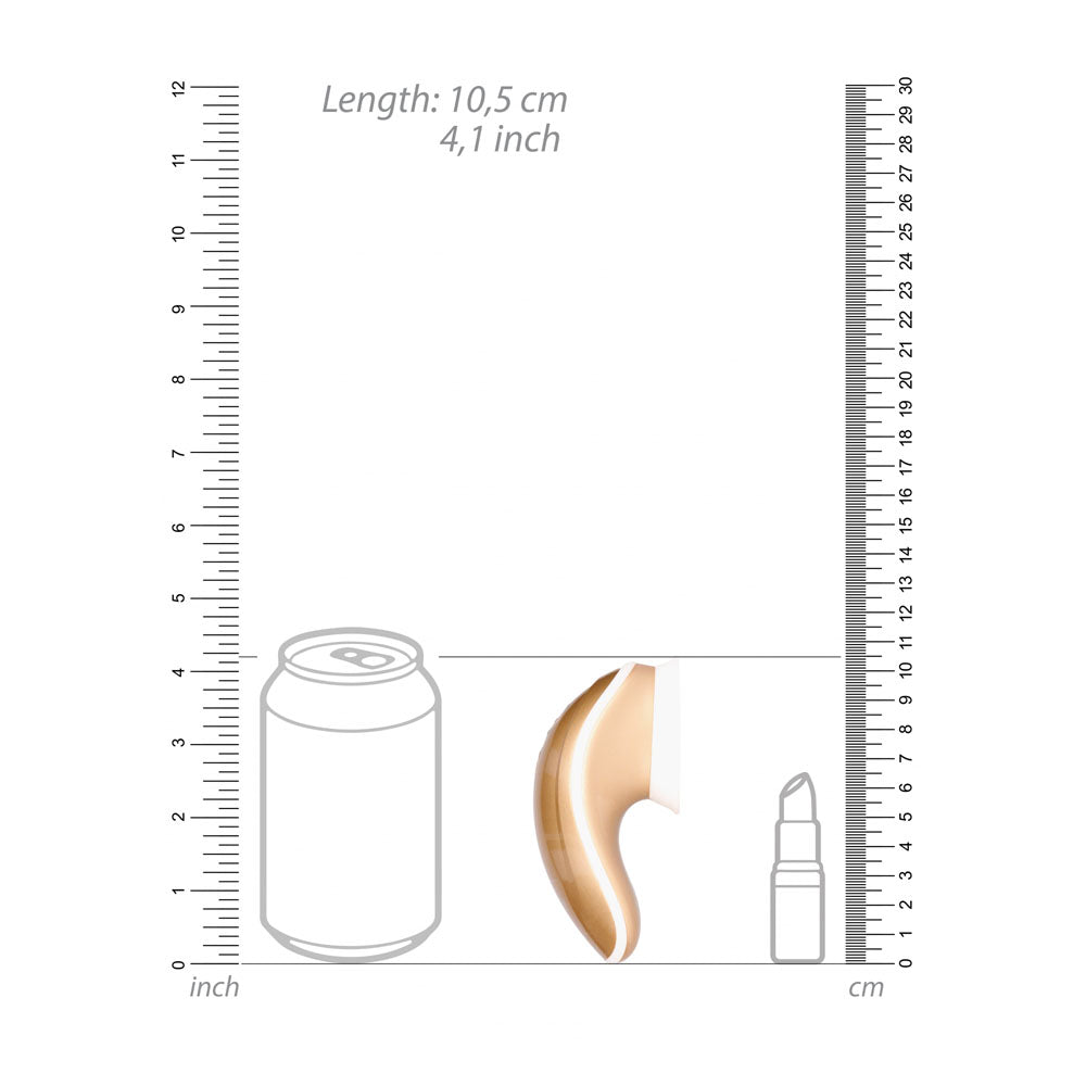 Twitch 1 - Gold USB Rechargeable Suction Vibrator