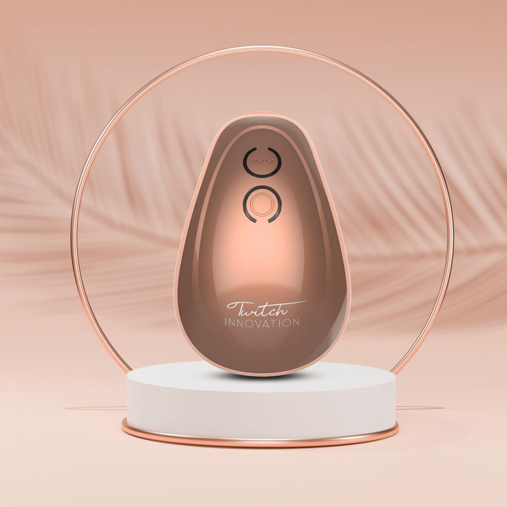 Twitch 1 - Rose Gold USB Rechargeable Suction Vibrator