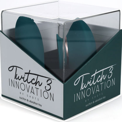 Twitch 3 - Green USB Rechargeable Suction Vibrator